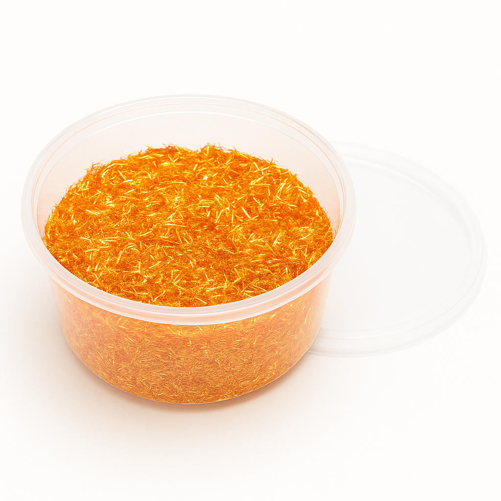 Orange Strands Glow in the Dark Glitter – SG 123