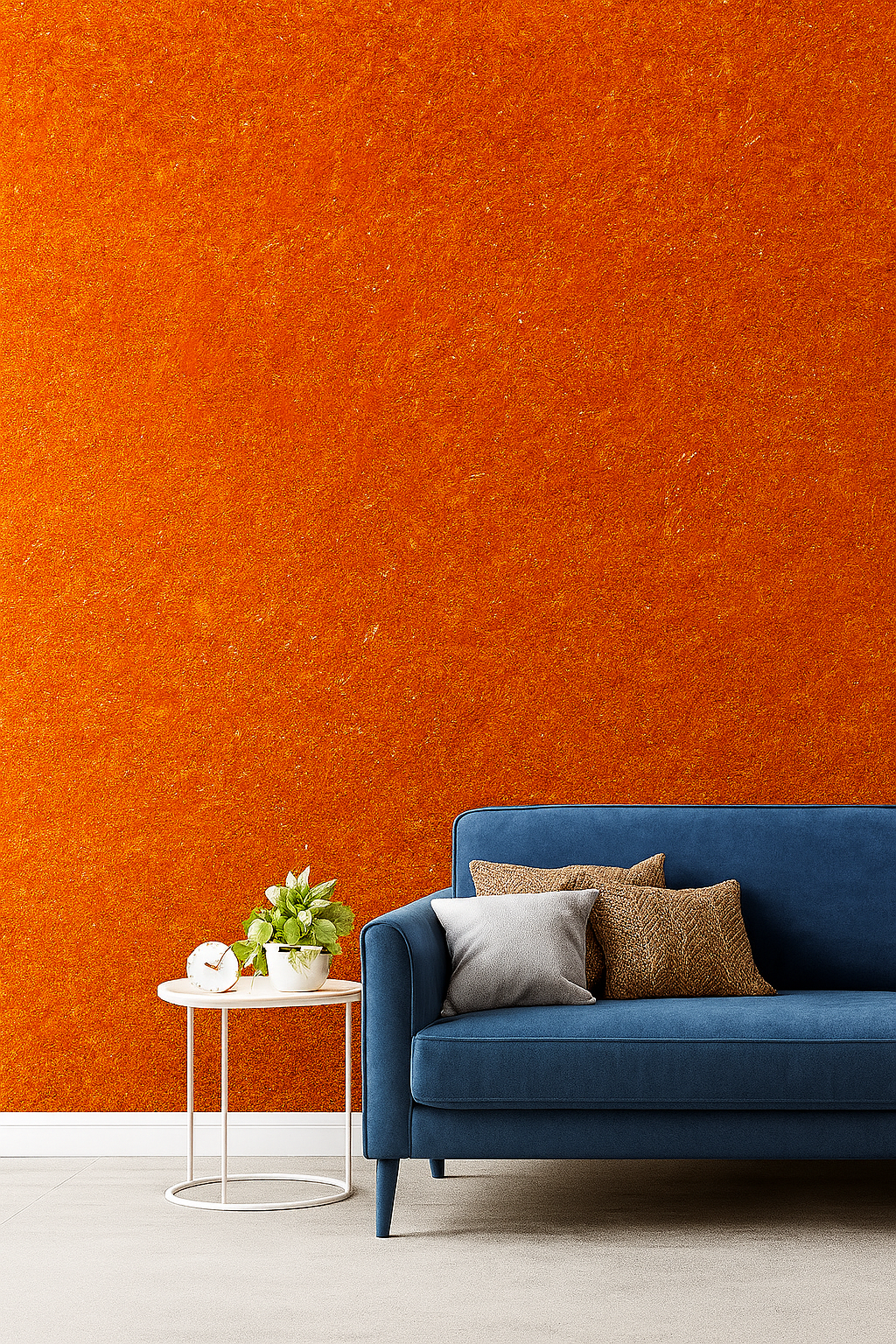 Orange Liquid Wallpaper | Silk Plaster | Silcotex | 1kg Bag | Live Orange SC 212