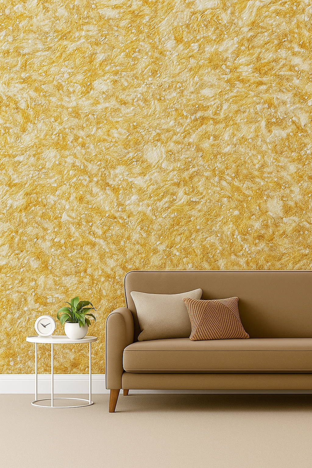 Orange Liquid Wallpaper | Silk Plaster | Silcotex | 1kg Bag | Caramel Blush SC 53