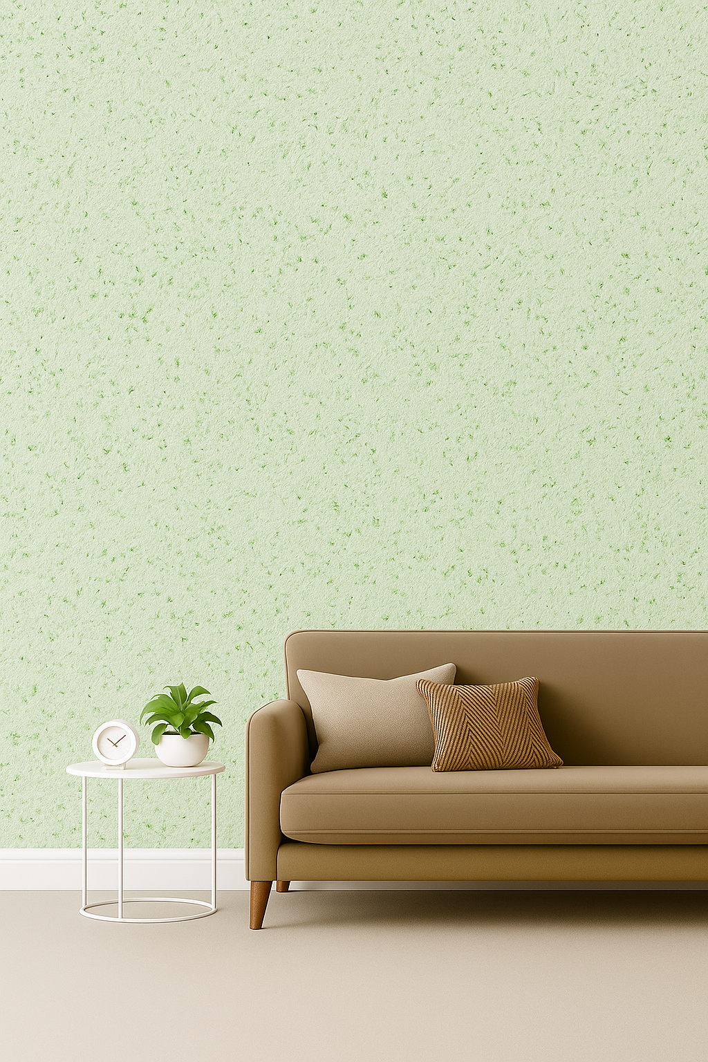 Green Liquid Wallpaper | Silk Plaster | Silcotex | 1kg Bag | Fresh Mint SC 17