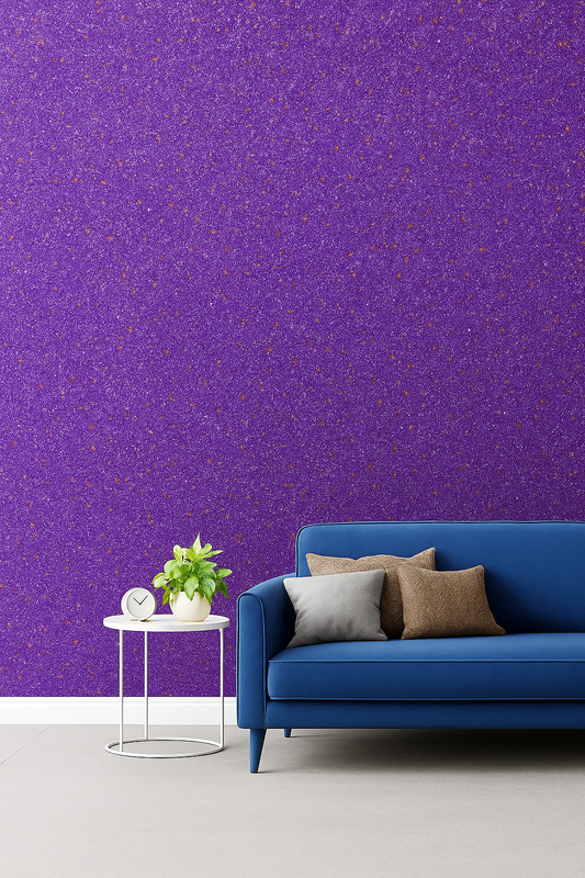 Bright Purple Liquid Wallpaper | Silk Plaster | Silcotex | 1kg Bag | Purple Delight SC 99