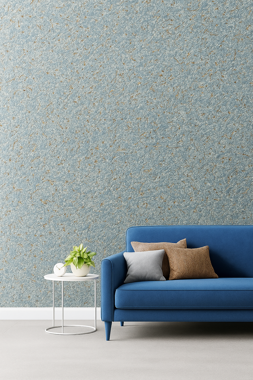 Light Blue Liquid Wallpaper | Silk Plaster | Silcotex | 1kg Bag | Mount Fiji SC 47