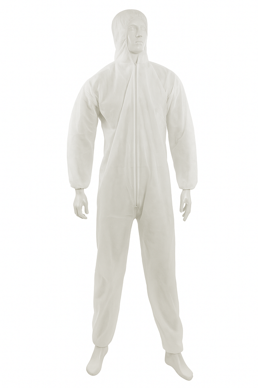 Disposable Overall – White Polypropylene