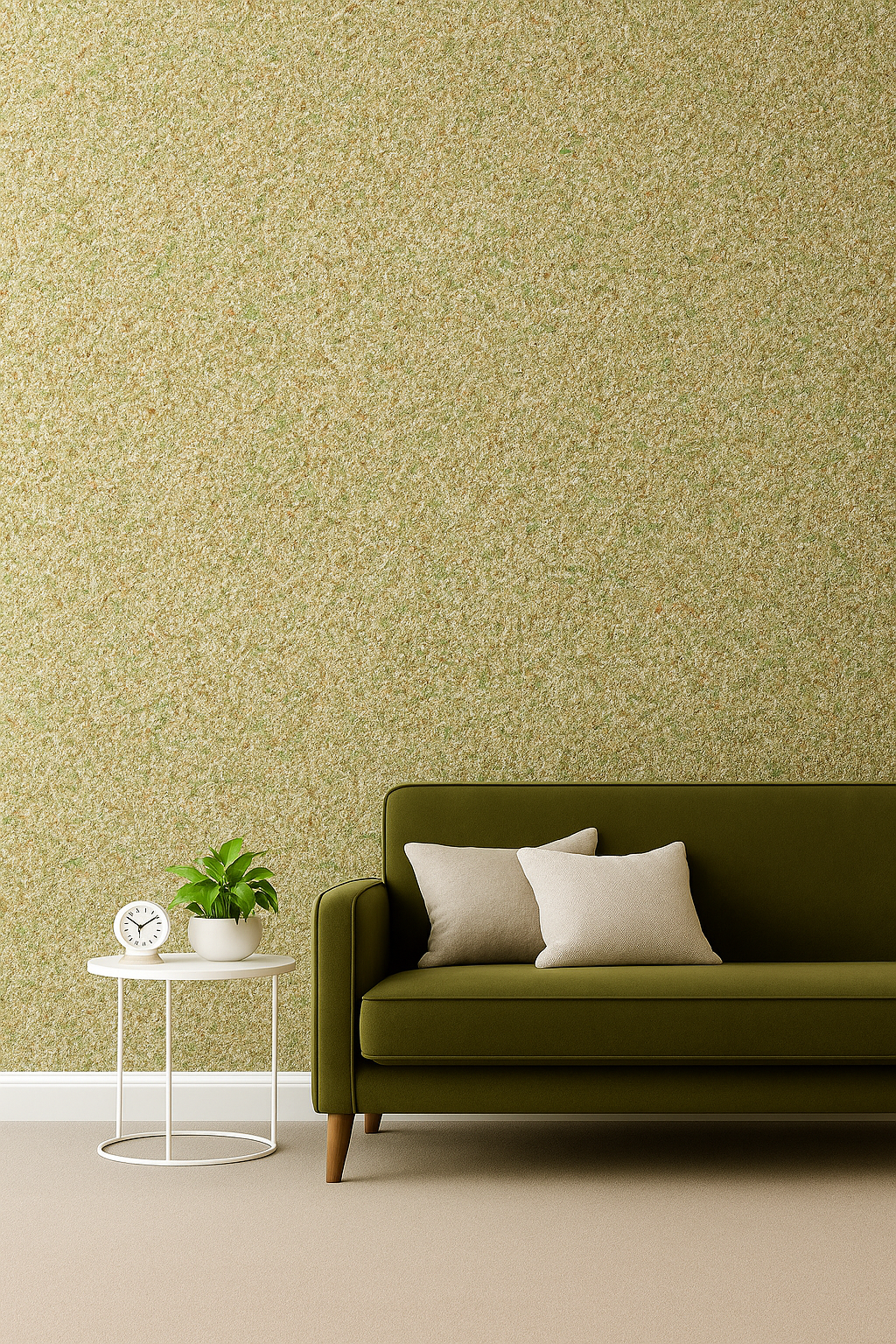 Yellow & Green Liquid Wallpaper | Silk Plaster | Silcotex | 1kg Bag | Lemon Sage SC 217