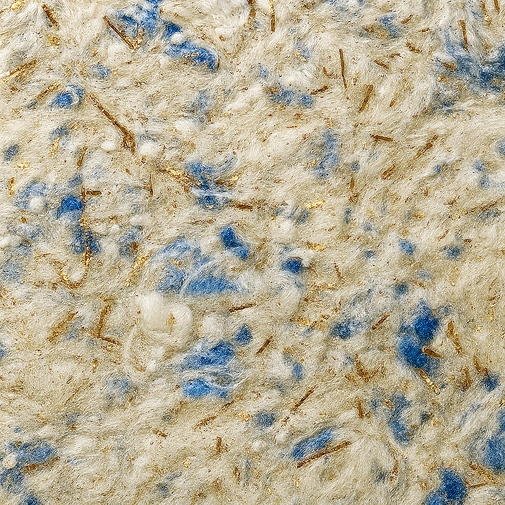 Yellow & Blue Liquid Wallpaper | Silk Plaster | Silcotex | 1kg Bag | Liberty Blue SC 51