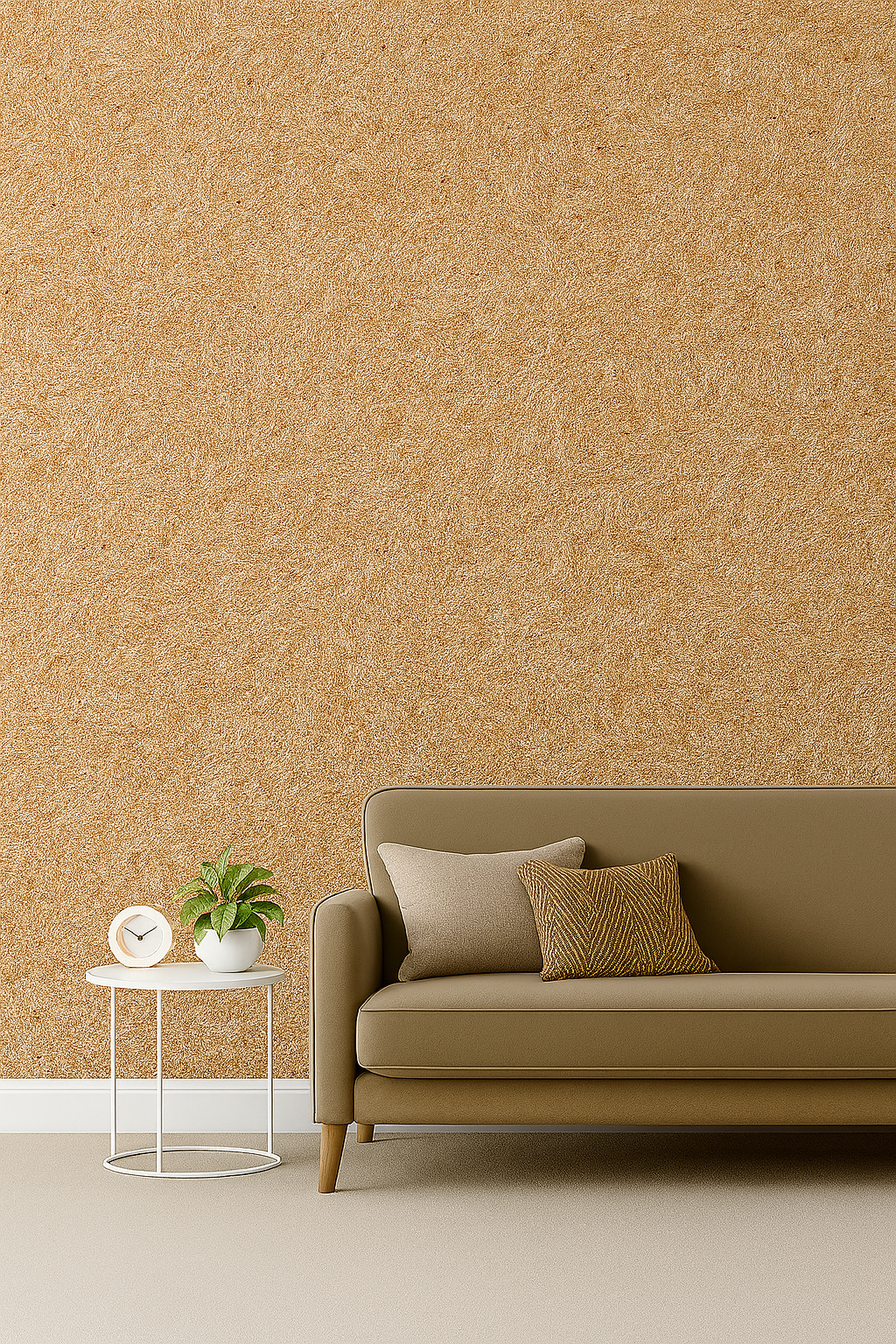 Orange Liquid Wallpaper | Silk Plaster | Silcotex | 1kg Bag | Pecan Plate SC 08