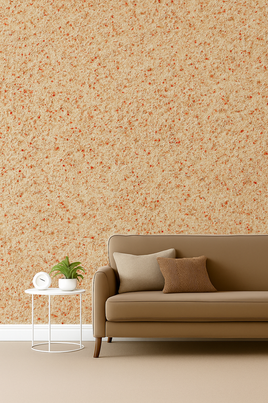 Red & Orange Grey Liquid Wallpaper | Silk Plaster | Silcotex | 1kg Bag | Terracotta Dew SC 211
